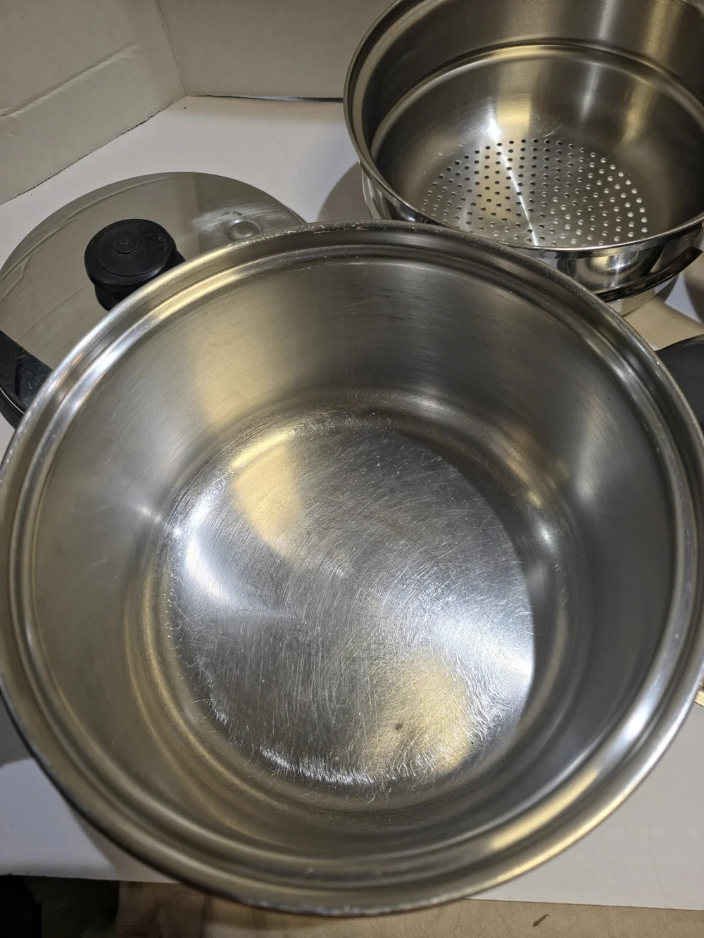 Vintage Saladmaster T304S Surgical Stainless Steel Cookware Set - 5pc Lot